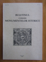Buletinul comisiei monumentelor istorice, anul III, nr. 2, 1992