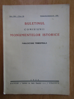 Buletinul comisiunii monumentelor istorice, anul XIX, fasc. 50, octombrie-decembrie 1926