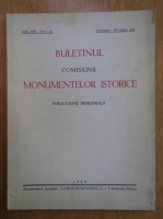 Anticariat: Buletinul comisiunii monumentelor istorice, anul XXII, fasc. 62, octombrie-decembrie 1929