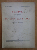 Anticariat: Buletinul comisiunii monumentelor istorice, anul XXIV, fasc. 70, octombrie-decembrie 1931