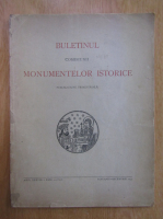 Anticariat: Buletinul comisiunii monumentelor istorice, anul XXXVIII, fasc. 123-126, ianuarie-decembrie 1945