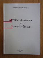 Cristian Florin Popescu - Modalitati de redactare a textului publicistic