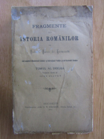 Eudoxiu Baron de Hurmuzaki - Fragmente din istoria romanilor (volumul 2)