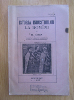 Nicolae Iorga - Istoria industriilor la romani
