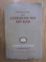 Probleme ale literaturii noi din R. P. R. Studii literare