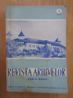 Revista Arhivelor, nr. 1, 1958