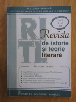 Revista de istorie si teorie literara, anul II, nr. 1-2, 2008