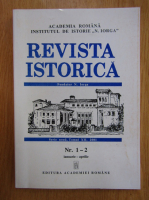 Revista Istorica, tomul XII, nr. 1-2, ianuarie-aprilie 2001