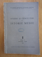 Revista Studii si cercetari de istorie medie, anul II, nr. 1, ianuarie-iunie 1951