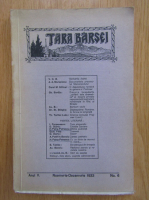 Anticariat: Revista Tara Barsei, anul V, nr. 6, noiembrie-decembrie 1933