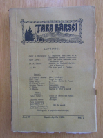 Revista Tara Barsei, anul X, nr. 2, martie-aprilie 1938