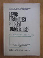 Revue des etudes sud-est europeennes (volumul 27, nr. 1-2, 1989)