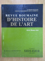 Anticariat: Revue Roumaine d'histoire de l'art, volumul 36-37, 1999-2001