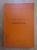 Studii de geografie