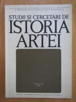 Studii si cercetari de istoria artei, tomul 20, nr. 1, 1973