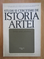 Studii si cercetari de istoria artei, tomul 34, 1987