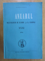 Anuarul Institutul de Istorie A. D. Xenopol, XXXI, 1994