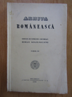 Arhiva romaneasca (volumul 3)