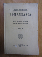 Arhiva romaneasca (volumul 8)