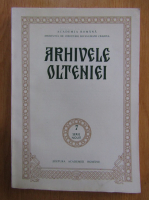 Arhivele Olteniei. Serie noua, nr. 7, 1992