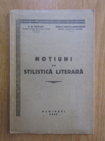 C. M. Rapeanu - Notiuni de stilistica literara