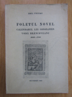 Emil Virtosu - Foletul novel