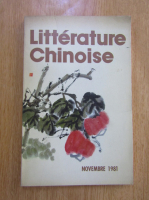 Litterature chinoise, noiembrie 1981