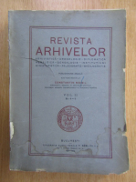 Revista Arhivelor, vol. II, nr. 4-5, 1927-1929