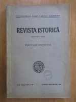 Revista istorica, vol. XXX, nr. 1-12, ianuarie-decembrie 1944