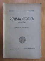 Revista istorica, vol. XXXI, nr. 1-12, ianuarie-decembrie 1945