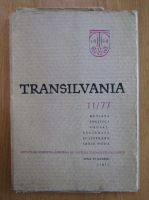 Anticariat: Revista Transilvania, anul VI, nr. 11, 1977