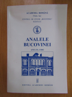 Analele Bucovinei, anul IX, nr. 2, 2002