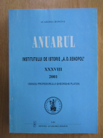 Anuarul Institutului de istorie A. D. Xenopol, XXXVIII, 2001