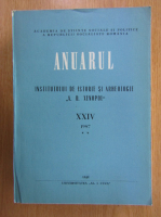 Anuarul Institutului de istorie si arheologie A. D. Xenopol, XXIV, 1987 (volumul 2)