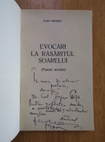 Ioan Meitoiu - Evocari la rasaritul soarelui (cu autograful autorului)