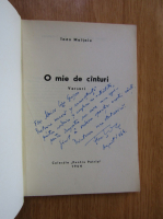 Ioan Meitoiu - O mie de canturi (cu autograful autorului)