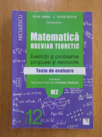 Petre Simion - Matematica. Clasa a XII-a M2