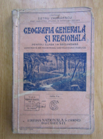 Petru Zaharescu - Geografia generala si regionala