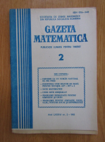 Revista Gazeta Matematica, anul LXXXVI, nr. 2, 1981
