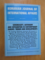 Romanian Journal of International Affairs (volumul 4, 1998)
