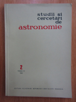 Studii si cercetari de astronomie, volumul 10, nr. 2, 1965