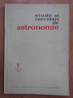 Studii si cercetari de astronomie, volumul 14, nr. 1, 1969