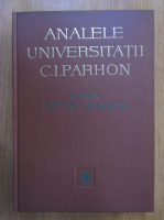 Anticariat: Analele Universitatii  C. I. Parhon, anul IV, nr. 4, 1961