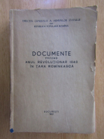 Documente privind anul revolutionar 1848 in Tara Romaneasca