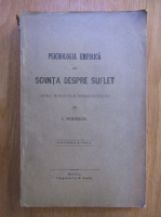 Anticariat: I. Popescu - Psichologia empirica seu Sciinta despre suflet