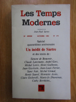 Jean-Paul Sartre - Les temps modernes. Nr. 471, octombrie 1985