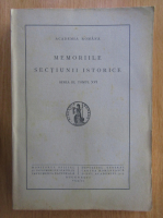 Memoriile sectiunii istorice, seria III, volumul 16, 1935