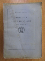 Memoriile sectiunii istorice, seria III, volumul 8, 1928