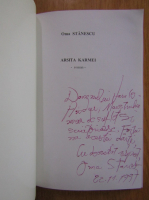 Oma Stanescu - Arsita karmei (cu autograful autoarei )