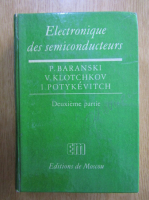 Piotr Baranski - Electronique des semiconducteurs